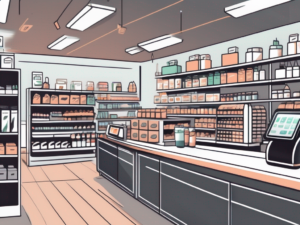 An organized retail environment showcasing various types of pos systems